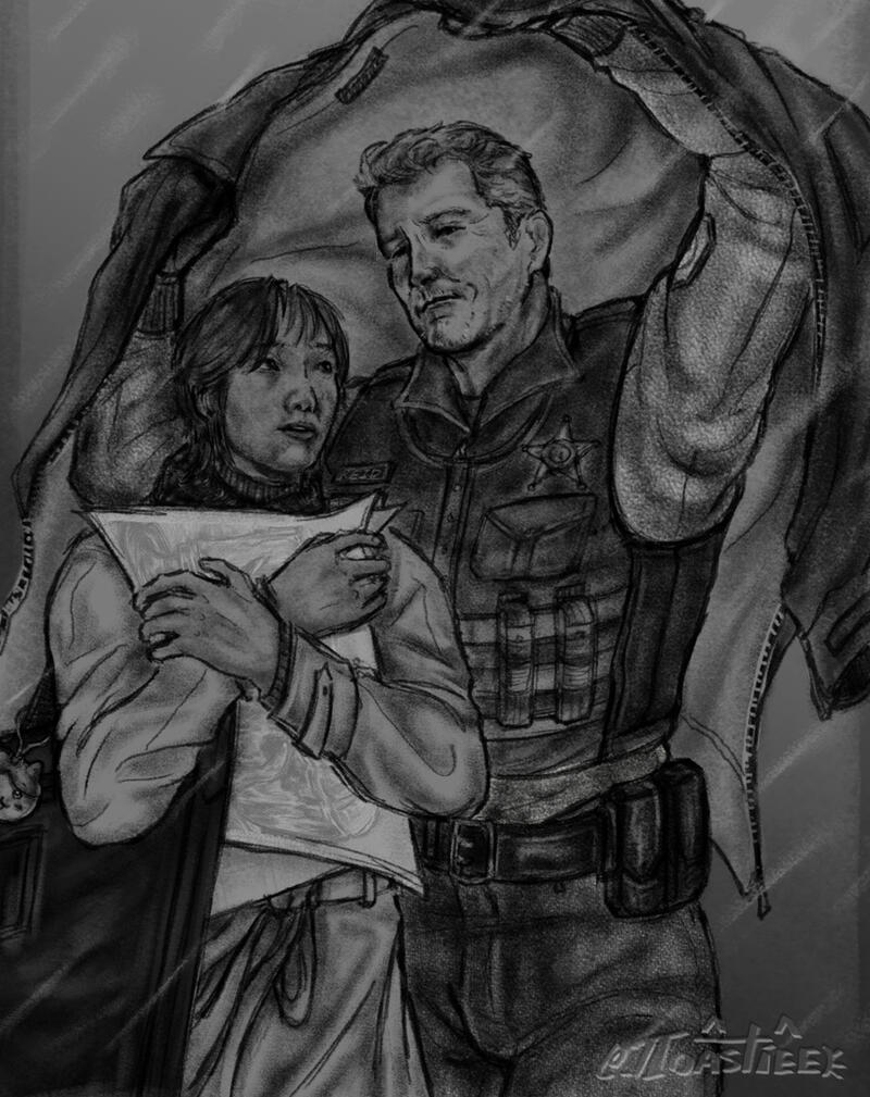 "A Proper Rain Cover, Yumeship piece" - August 10th, 2026 (1450 px, 1827 px) Clip Studio Paint